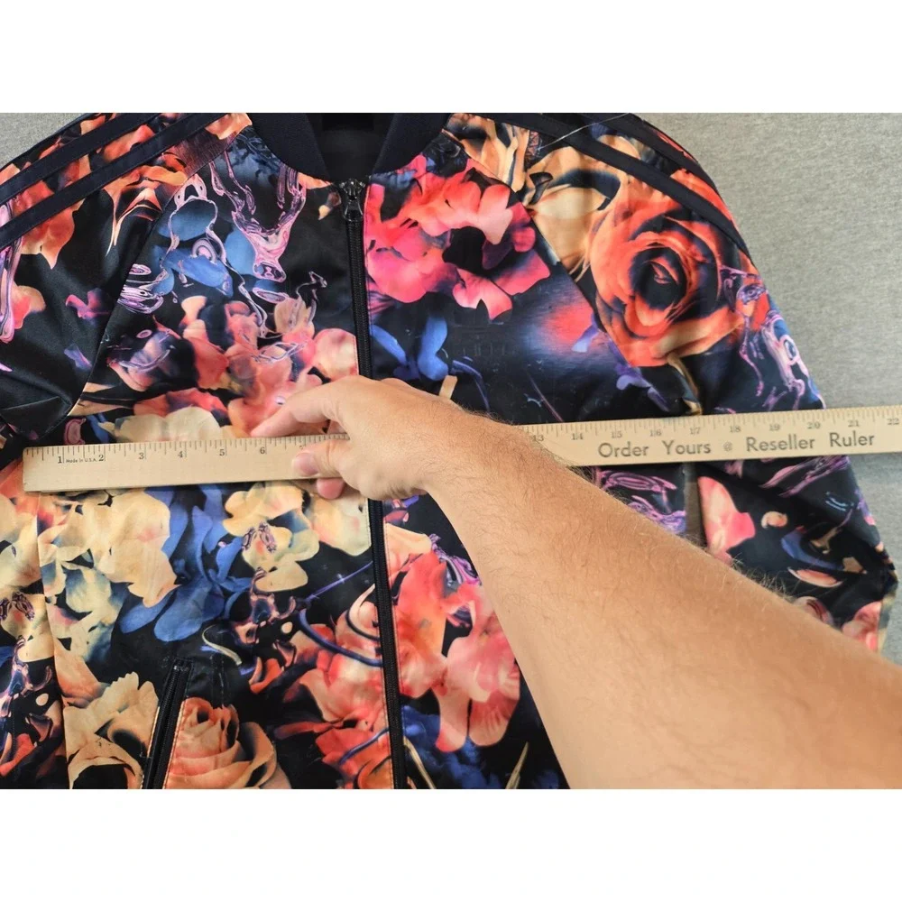 Adidas Originals Track Jacket Girls 13-14‎ Floral Rose Print Superstar BQ3977